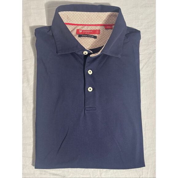 Daniel Cremieux Men's XL Blue Polo Shirt Cotton - Picture 3 of 7